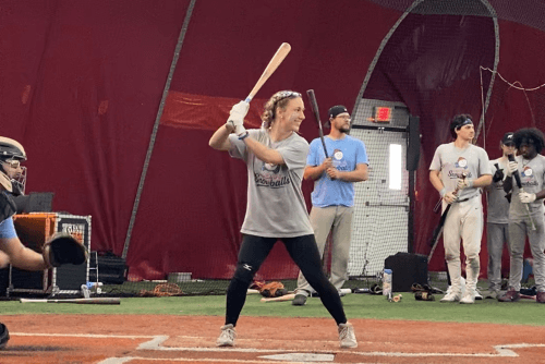 Chicago Snowballs player batting